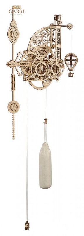 UGEARS 3D puzzle Aero Clock s kyvadlem 320 dílků