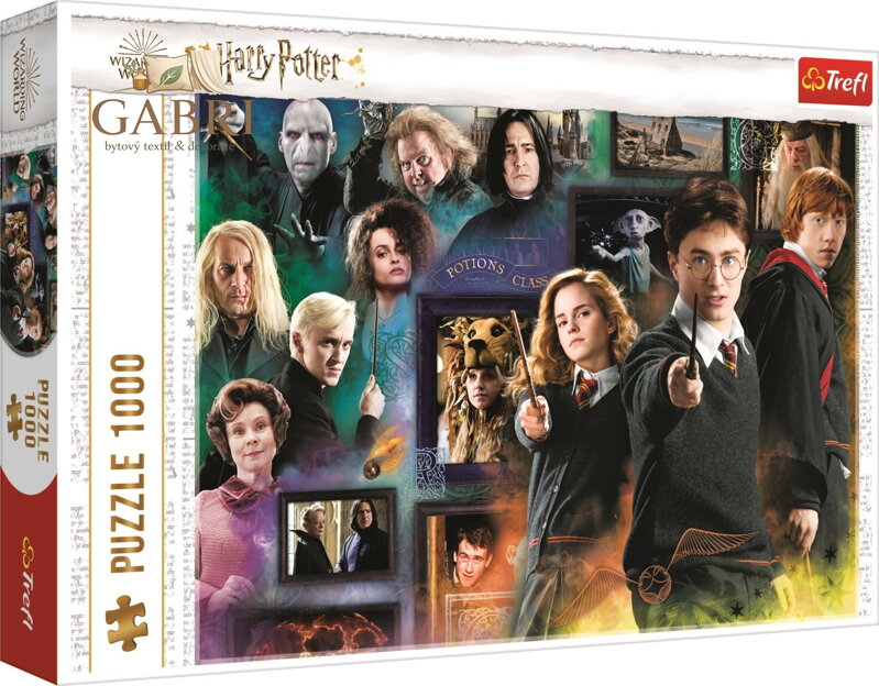 TREFL Puzzle Harry Potter: Kouzelnický svět 1000 dílků