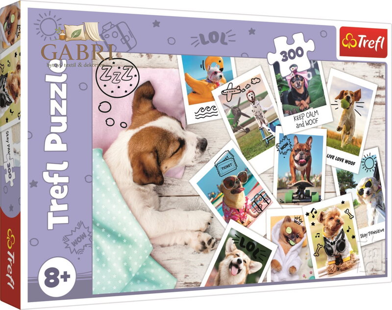 TREFL Puzzle Fotky z dovolené 300 dílků