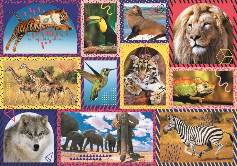 TREFL Puzzle Animal Planet: Divoká příroda 1000 dílků