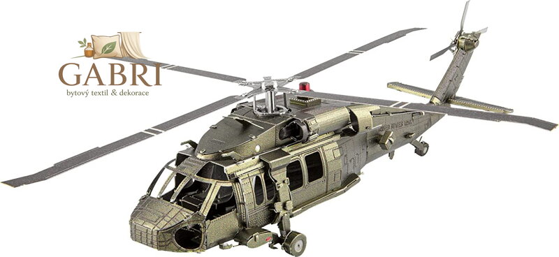 METAL EARTH 3D puzzle Vrtulník Black Hawk