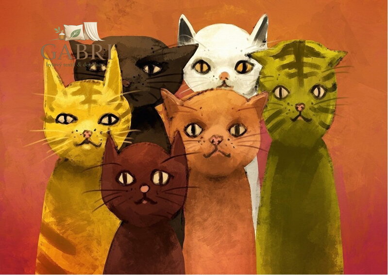 ART PUZZLE Puzzle Kočičí tým 500 dílků