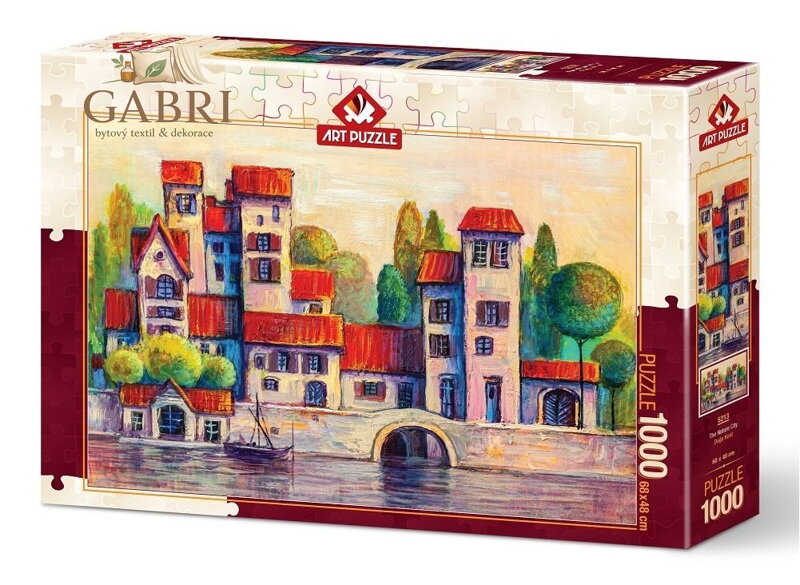 ART PUZZLE Puzzle Přírodní město 1000 dílků
