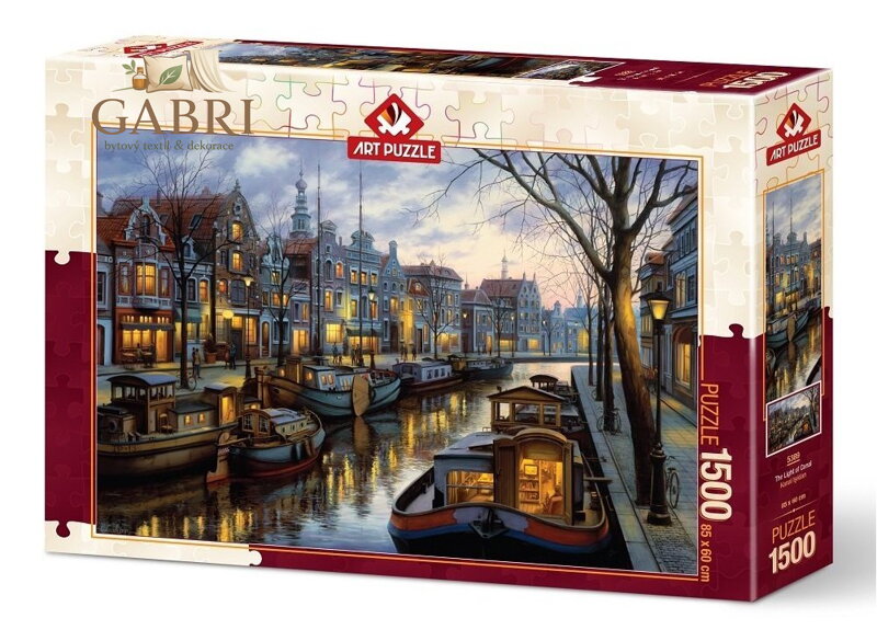 ART PUZZLE Puzzle Světla kanálu 1500 dílků