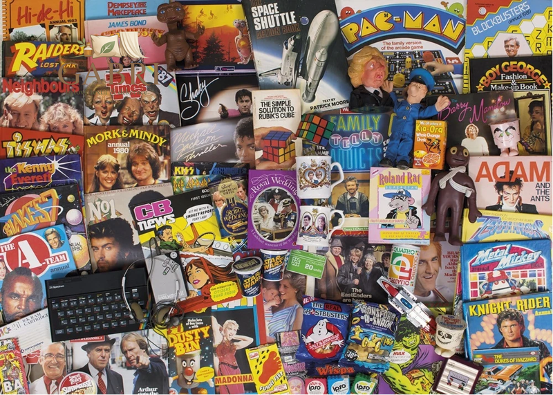 GIBSONS Puzzle 80. léta 1000 dílků