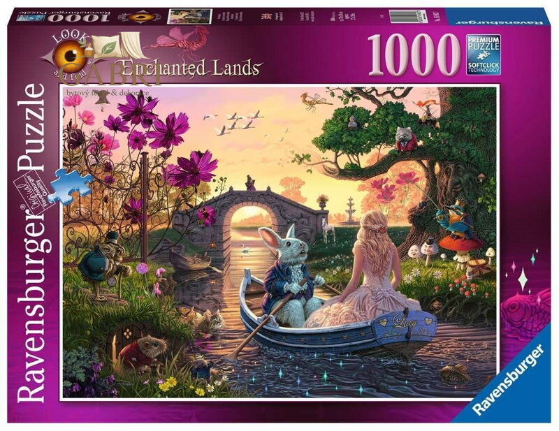 RAVENSBURGER Puzzle Začarovaná země (Alenka v říši divů) 1000 dílků