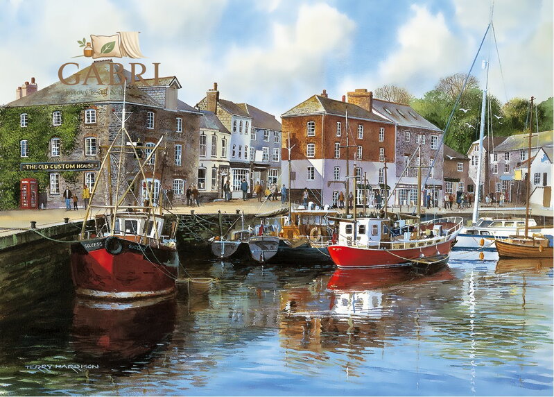 GIBSONS Puzzle Přístav Padstow 1000 dílků