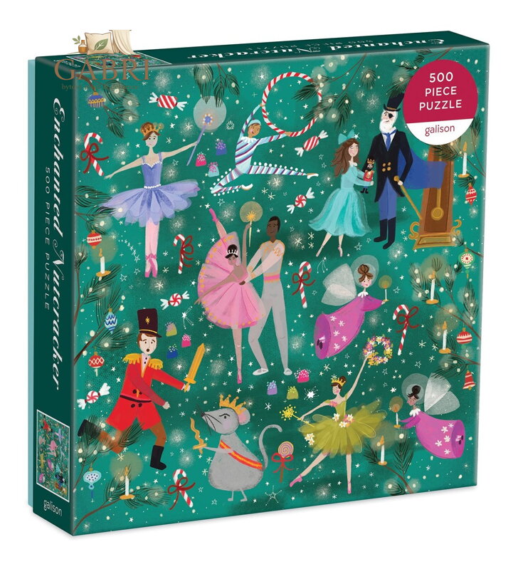 GALISON Čtvercové puzzle Začarovaný louskáček 500 dílků