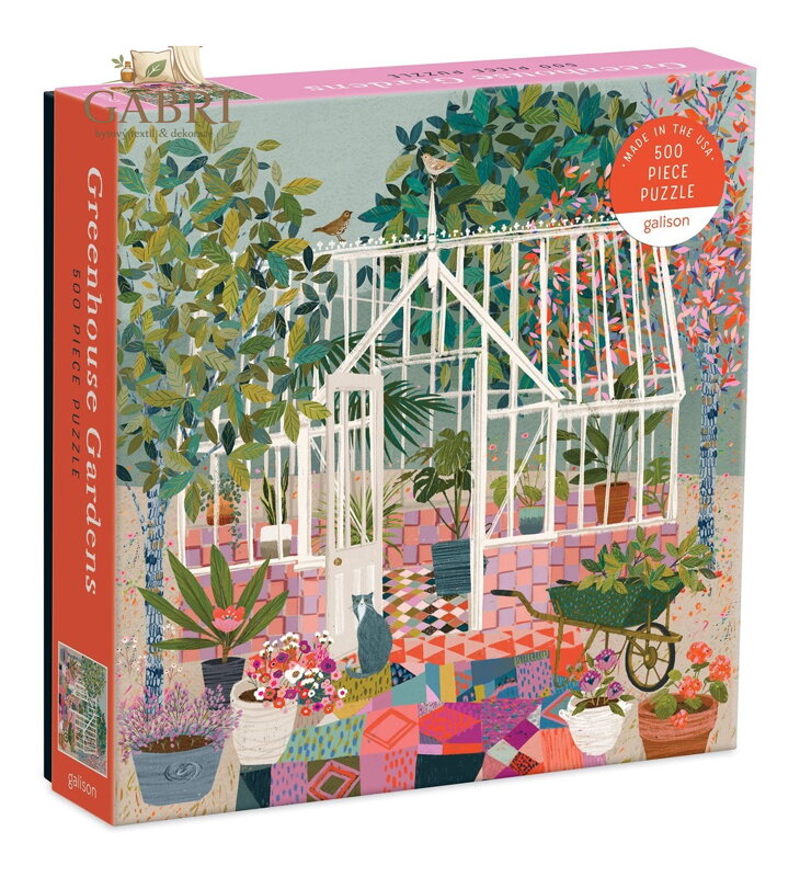 GALISON Puzzle Skleníkové zahrady 500 dílků