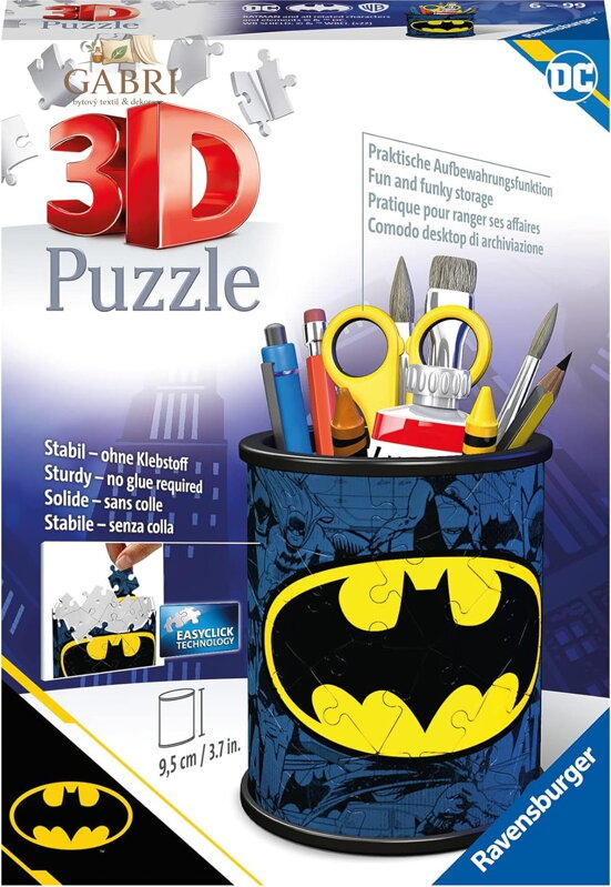 RAVENSBURGER 3D puzzle stojan: Batman 57 dílků