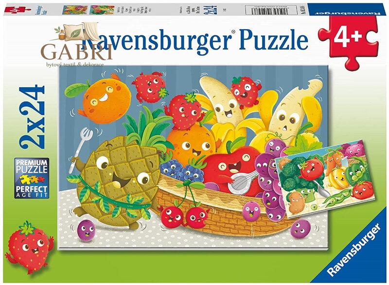 RAVENSBURGER Puzzle Drzé plody 2x24 dílků