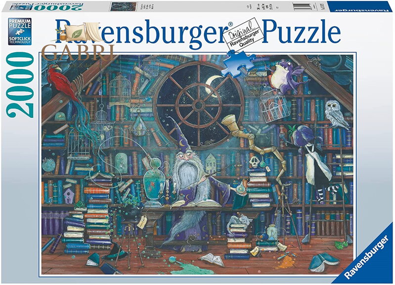 RAVENSBURGER Puzzle Kouzelník Merlin 2000 dílků