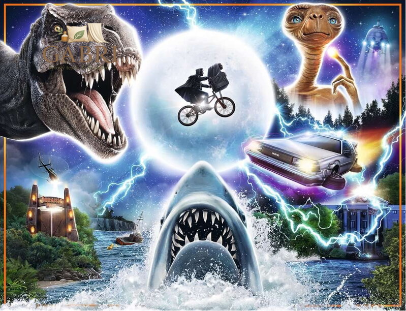 RAVENSBURGER Puzzle Kultovní filmy Universal Amblin 2000 dílků