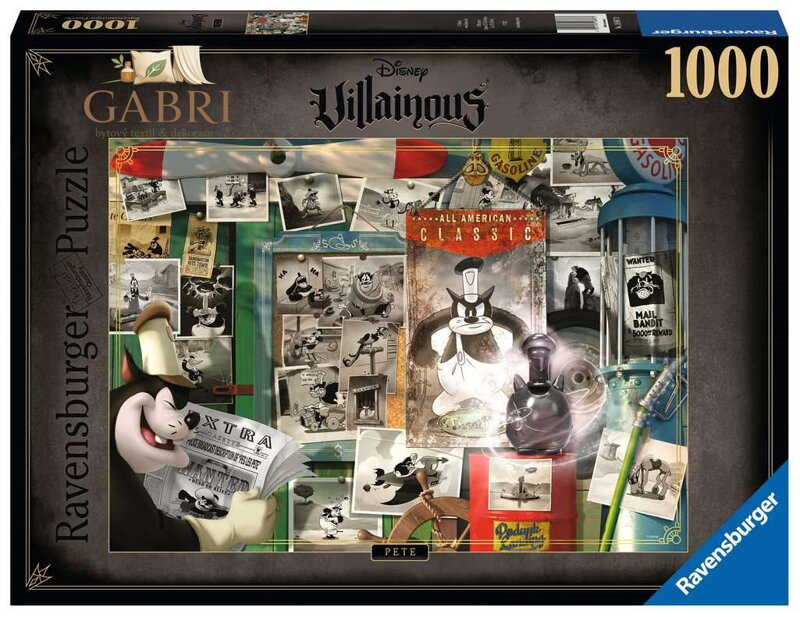 RAVENSBURGER Puzzle Disney Villainous: Pete 1000 dílků