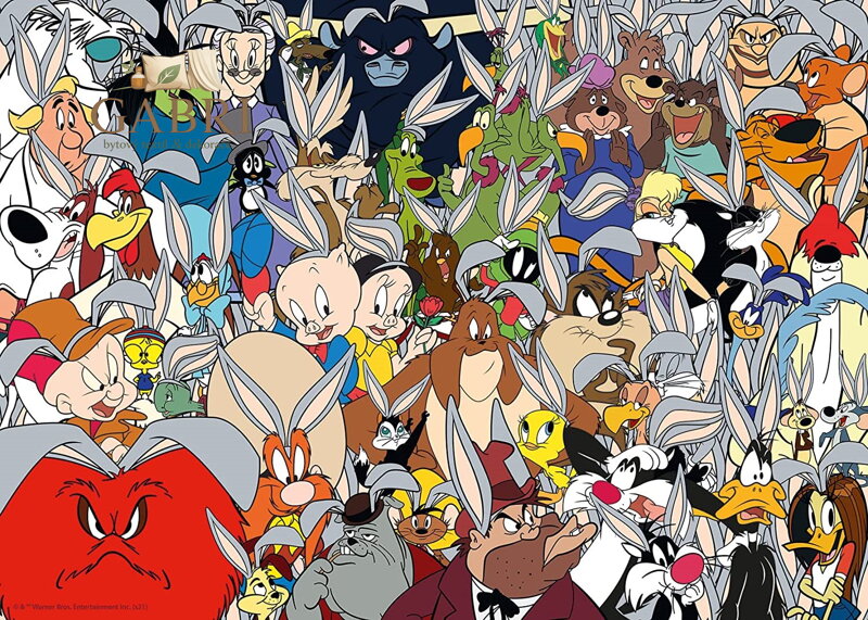 RAVENSBURGER Puzzle Challenge: Looney Tunes 1000 dílků