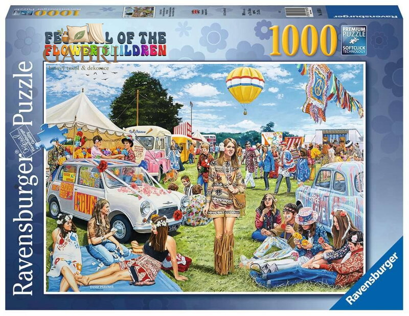 RAVENSBURGER Puzzle Festival květinových dětí 1000 dílků