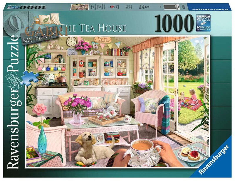 RAVENSBURGER Puzzle Čajovna 1000 dílků