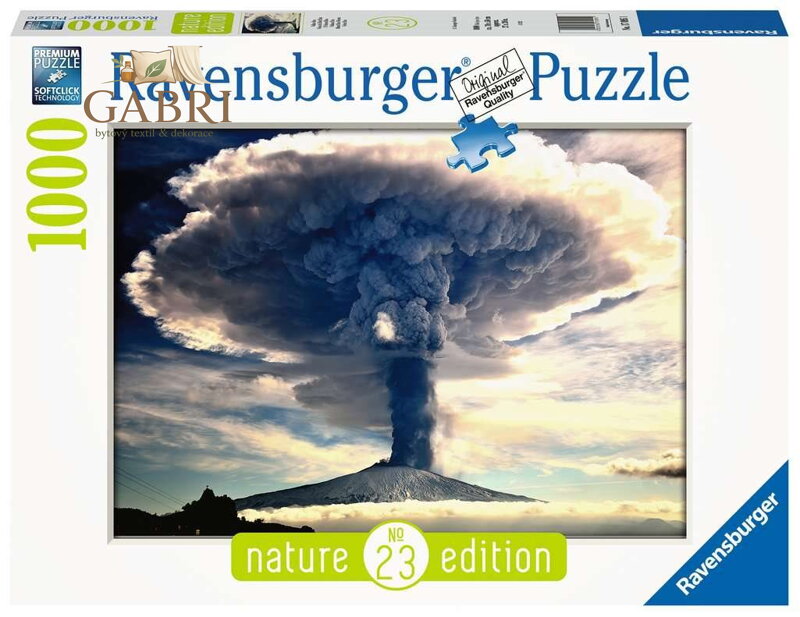 RAVENSBURGER Puzzle Sopka Etna, Sicílie 1000 dílků