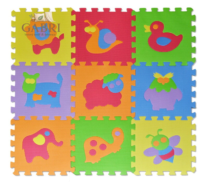 Pěnové puzzle Zvířátka (28x28)