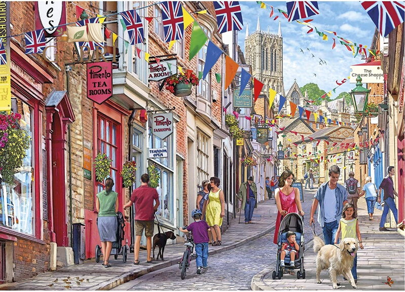 GIBSONS Puzzle Strmý kopec 1000 dílků