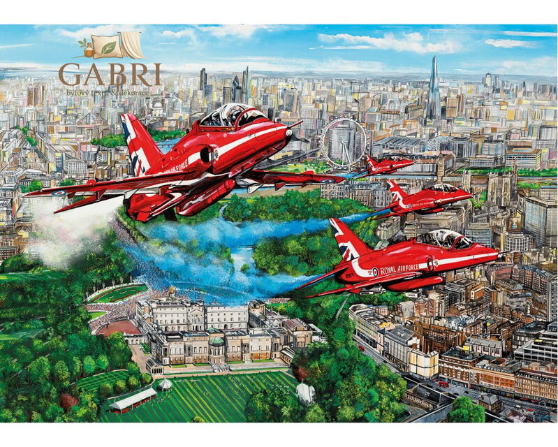 GIBSONS Puzzle Red Arrows nad Londýnem 1000 dílků