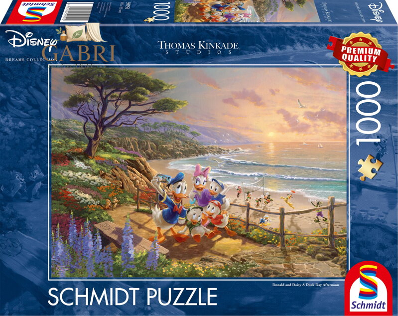SCHMIDT Puzzle Donald & Daisy: Kačeří odpoledne 1000 dílků