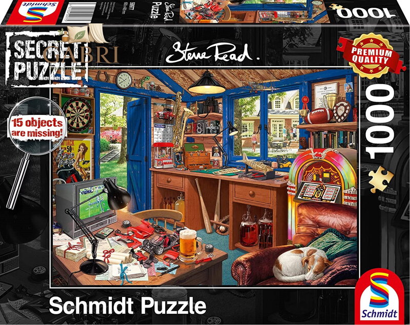 SCHMIDT Secret puzzle Tátova dílna 1000 dílků