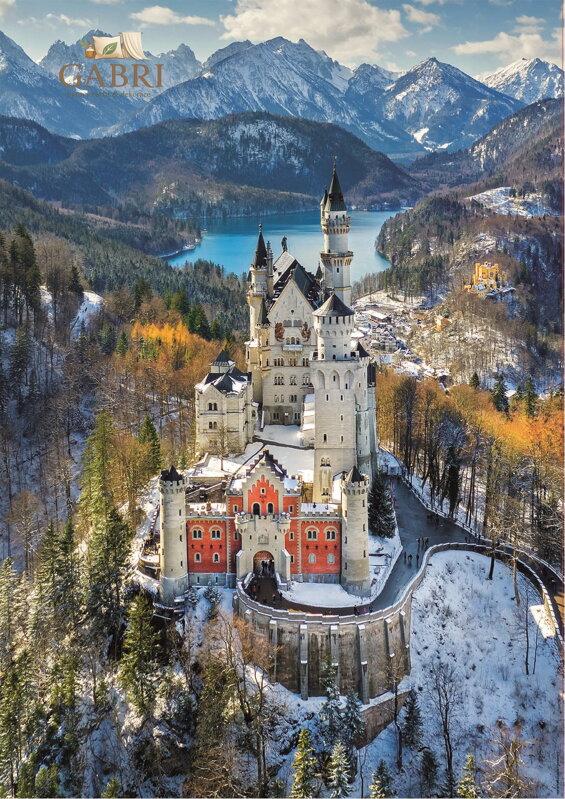 EDUCA Puzzle Zámek Neuschwanstein ze vzduchu 1000 dílků