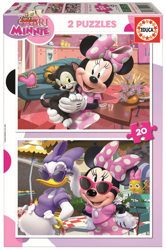 EDUCA Puzzle Minnie 2x20 dílků