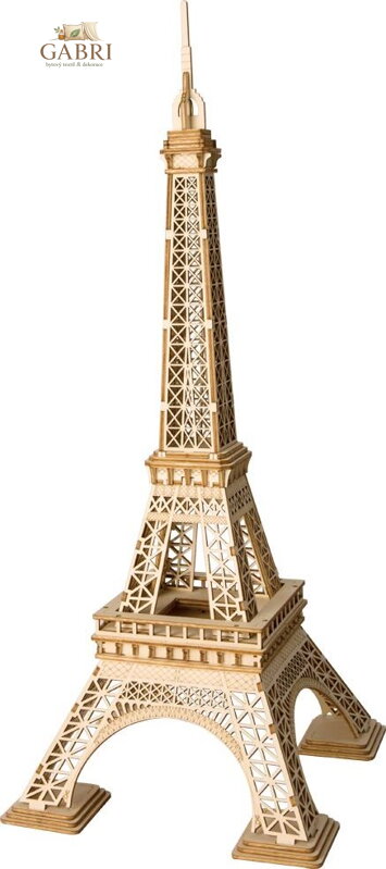 ROBOTIME Rolife 3D dřevěné puzzle Eiffelova věž 121 dílků