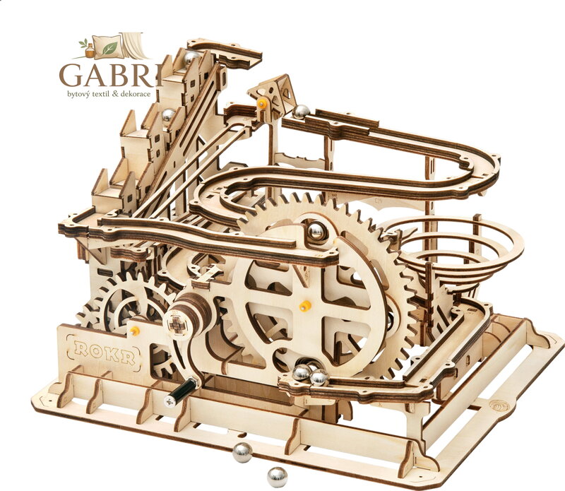 ROBOTIME Rokr 3D dřevěné puzzle Kuličková dráha: Parkour 254 dílků