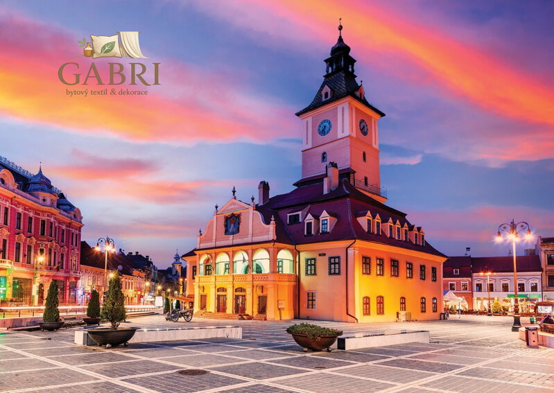 ENJOY Puzzle Radniční náměstí, Brašov, Rumunsko 1000 dílků