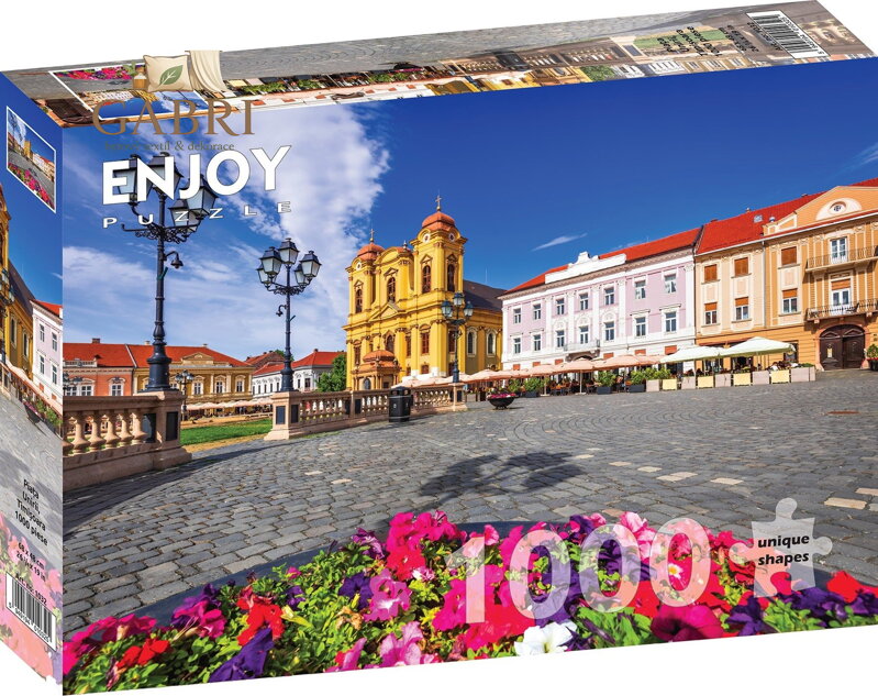 ENJOY Puzzle Náměstí Union, Temešvár, Rumunsko 1000 dílků