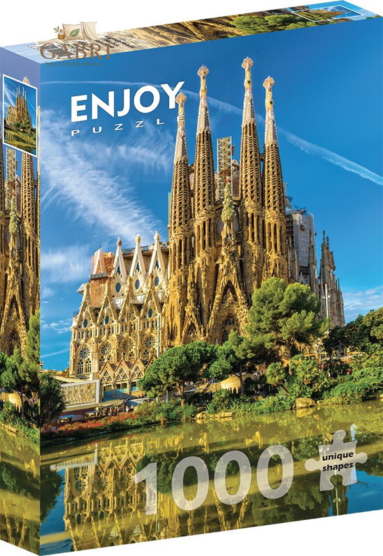 ENJOY Puzzle Bazilika Sagrada Familia, Barcelona 1000 dílků