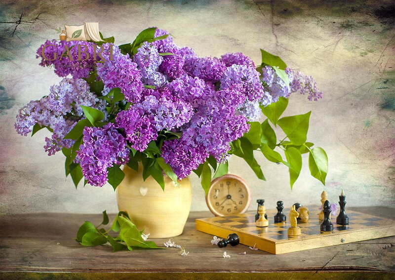 ENJOY Puzzle Šeřík a šachy 1000 dílků