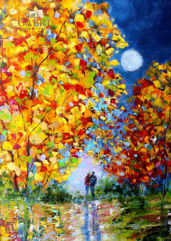 ENJOY Puzzle Podzimní měsíc 1000 dílků