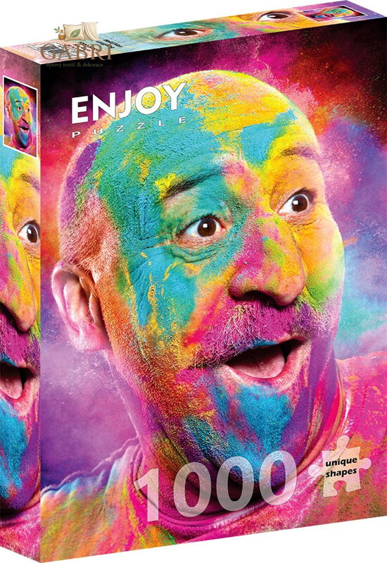 ENJOY Puzzle Smějící se plešatý muž 1000 dílků