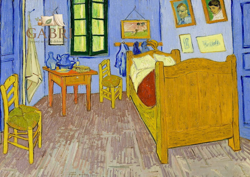 ENJOY Puzzle Vincent Van Gogh: Ložnice v Arles 1000 dílků