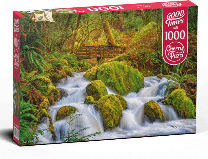 CHERRY PAZZI Puzzle Lesní vodopád 1000 dílků