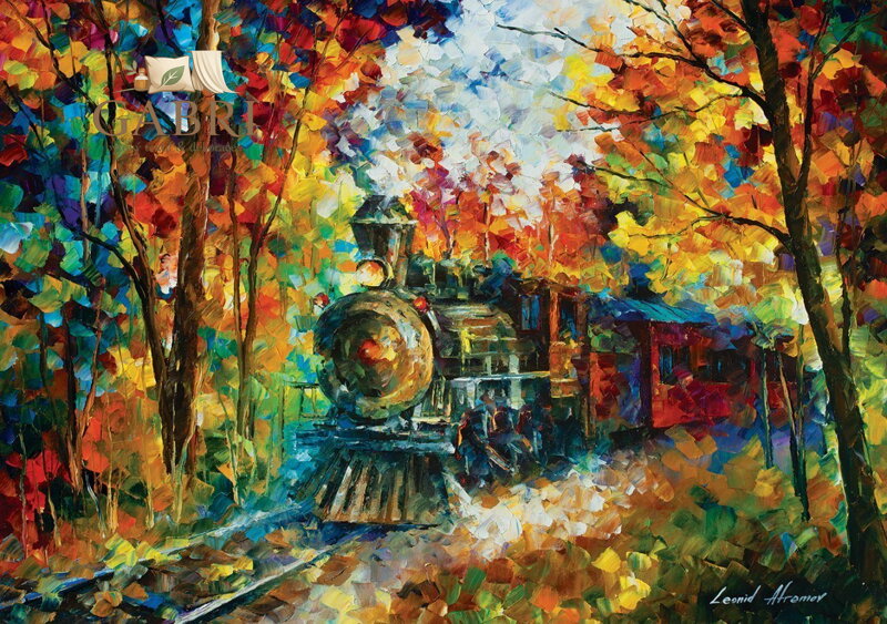 ART PUZZLE Puzzle Podzimní vlak 500 dílků