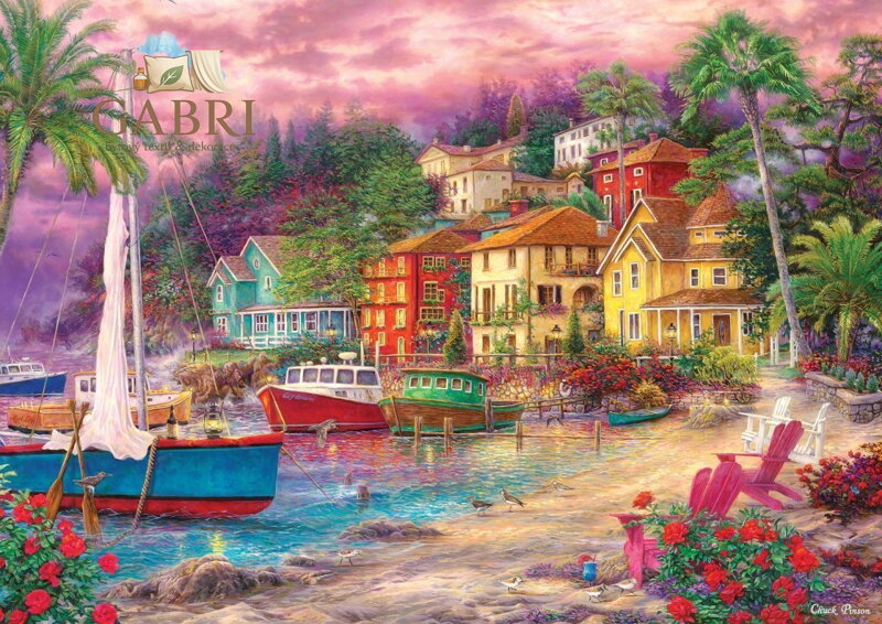 ART PUZZLE Puzzle Purpurové pobřeží 3000 dílků