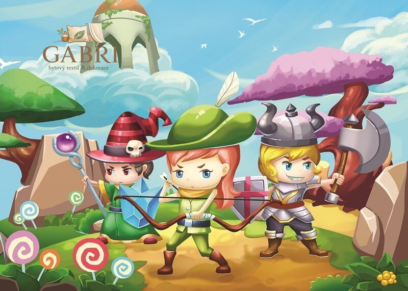 ART PUZZLE Puzzle Tři malí hrdinové 50 dílků