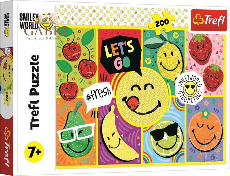 TREFL Puzzle Smiley: Šťastný Smiley 200 dílků