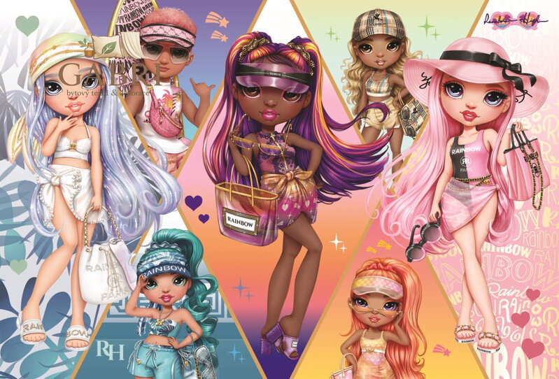 TREFL Puzzle Rainbow High: Šťastné kamarádky 160 dílků