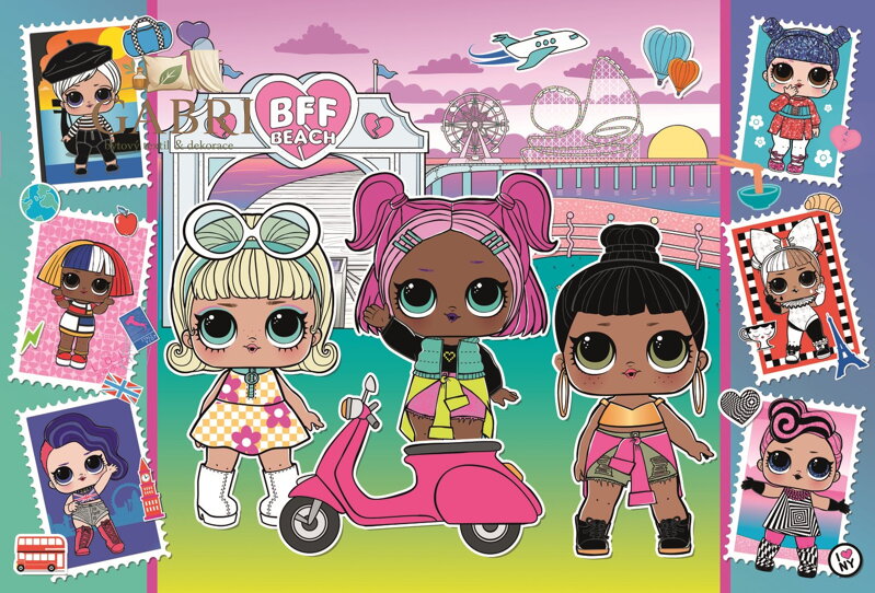 TREFL Puzzle LOL Surprise: Fotky panenek 100 dílků