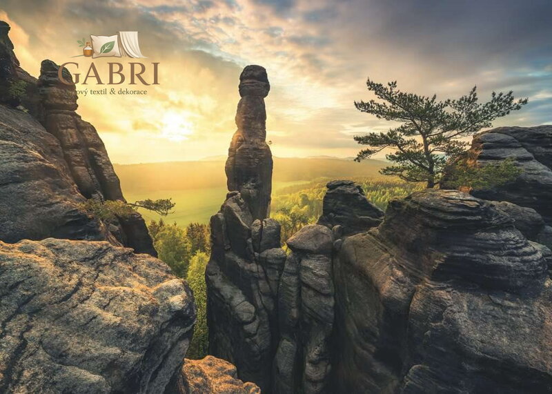 RAVENSBURGER Puzzle Labské pískovce za rozbřesku 1000 dílků