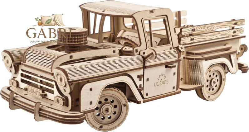 UGEARS 3D puzzle Pickup Lumbearjack 460 dílků