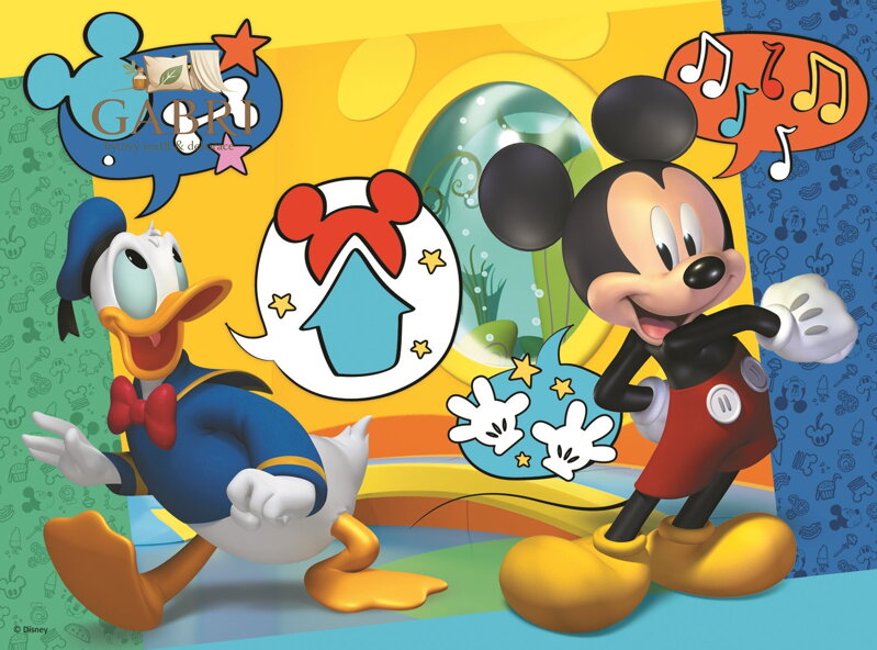 TREFL Puzzle Mickey Mouse a Kačer Donald 30 dílků