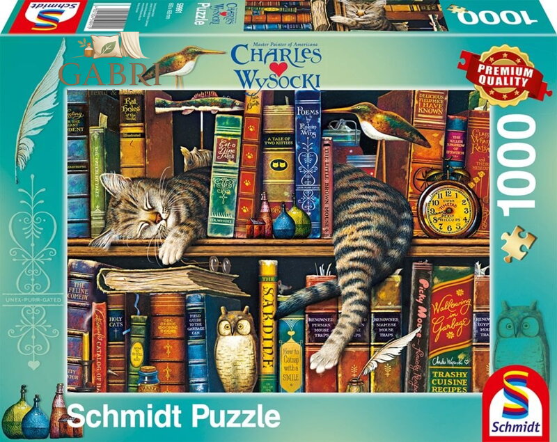 SCHMIDT Puzzle Frederick gramotný 1000 dílků