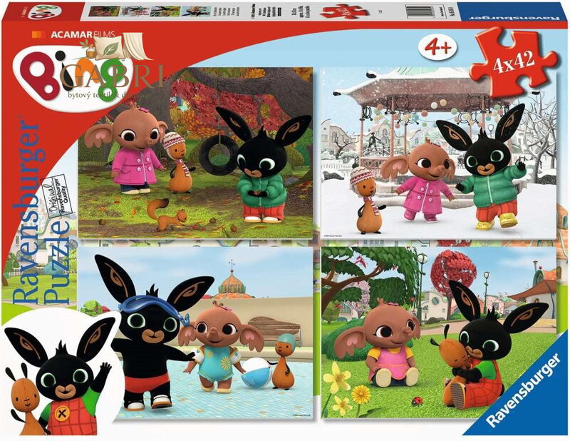 RAVENSBURGER Puzzle Bing 4x42 dílků